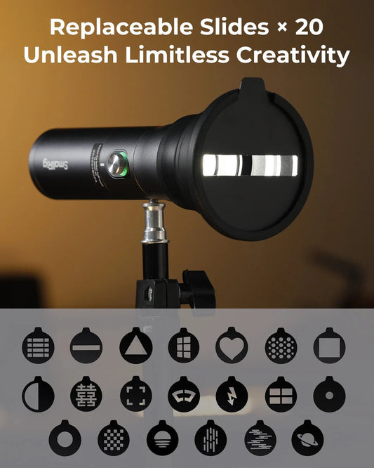 SmallRig RF 10C Portable Focusable LED Video Light | The Creative "Flashlight" Spotlight - GiftWave.co