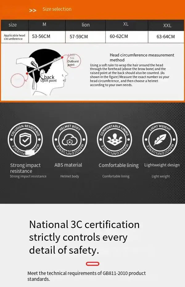 Motorcycle Helmet - Electric Vehicle Skateboard Riding Helmet