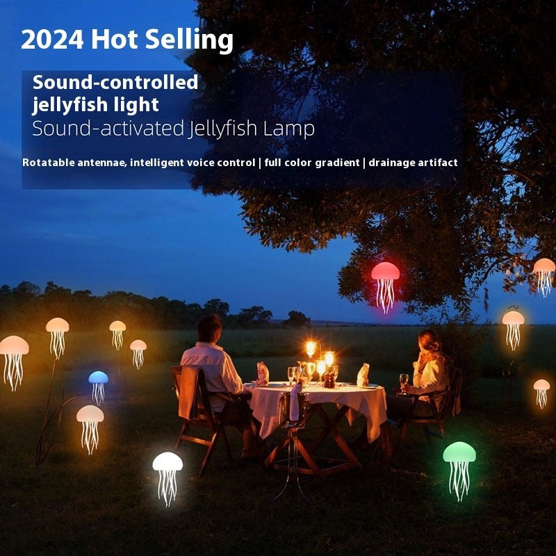 Jellyfish Lamp Bluetooth Speaker – 16 Color LED Aquarium Mood Night Ligh... — View 7