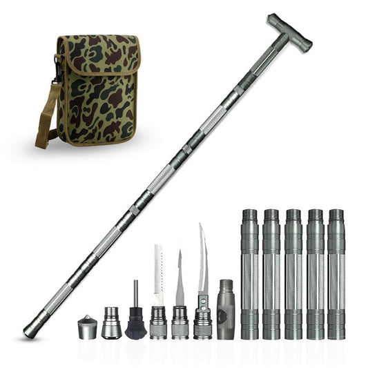 Multifunctional Survival Hiking Pole | The All-in-One Trail Companion