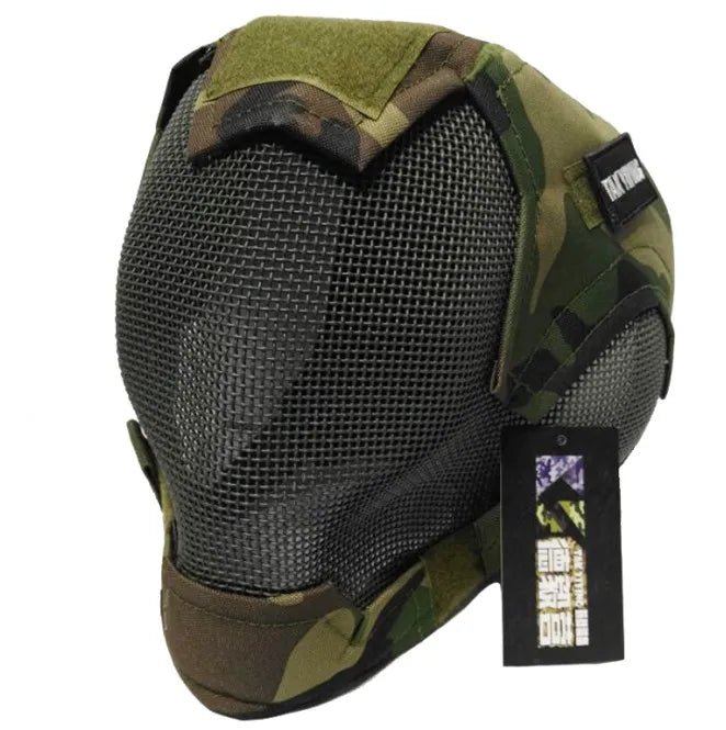 Airsoft War Game Steel Mesh V6 Protective Paintball Full Face Mask — View 9