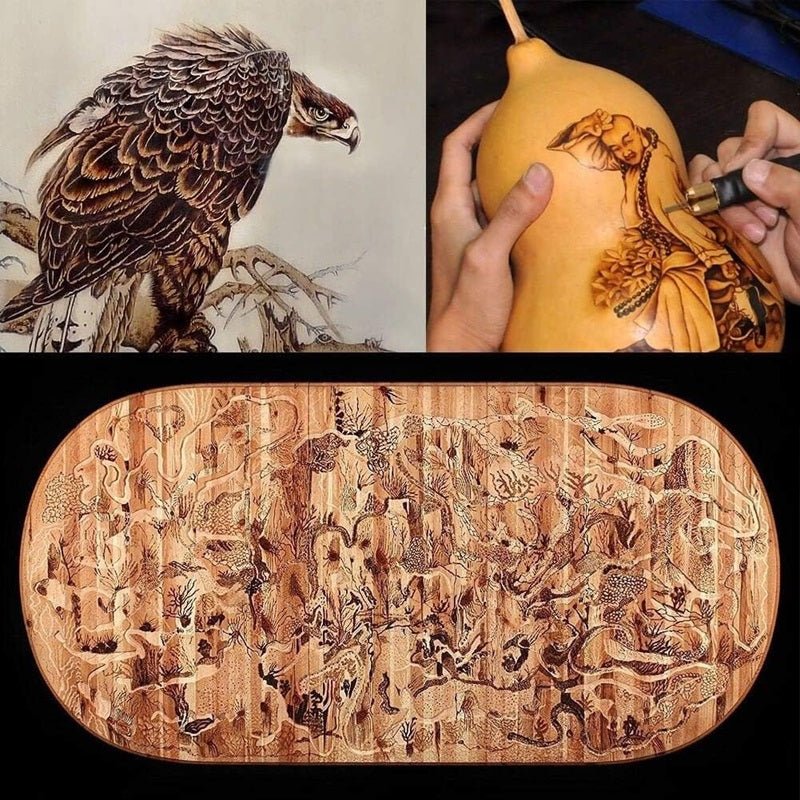 PyroMaster - Professional Wood Burning Kit for Artists and Crafters - Best Wood Burning Tool - GiftWave.co