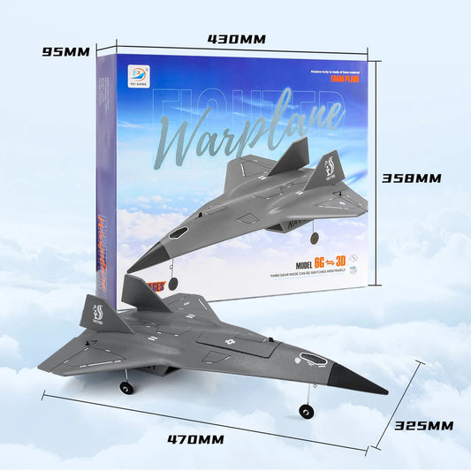 FX9672 "Darkstar" RC Stealth Jet | 4-Channel 2.4G High-Performance Aircraft — View 2