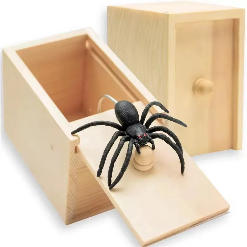 Surprise Spider Joke Box: Funny Prank Toy