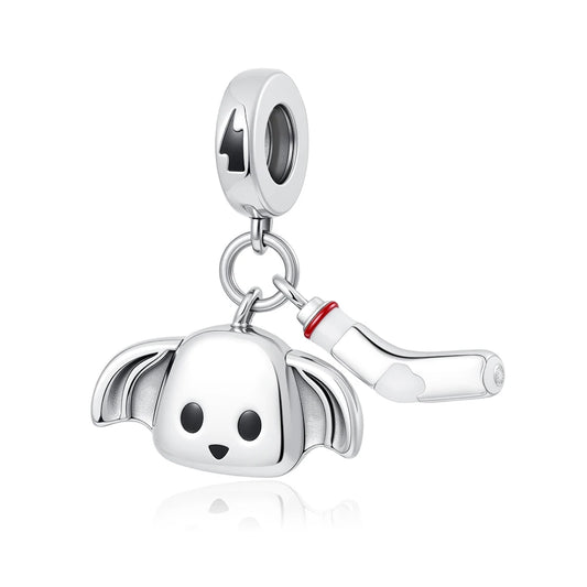 Miniso x Peanuts™ 925 Sterling Silver Snoopy Charm | Popcorn & Watermelon Edition