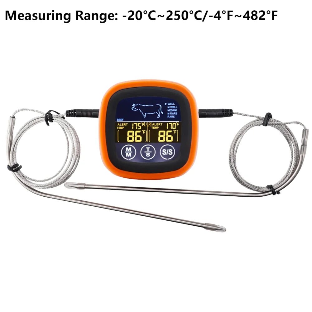 Dual Probe Digital Kitchen Meat Thermometer Touch Screen BBQ Food Temper... — View 9