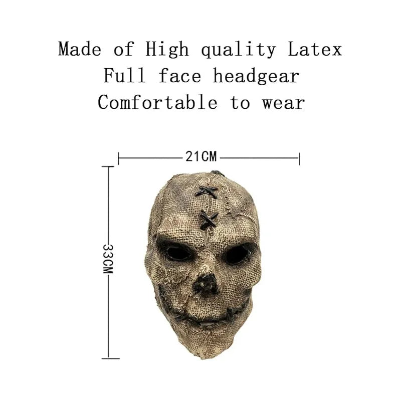Horror Killer Skull Skeleton Cosplay Mask For Halloween