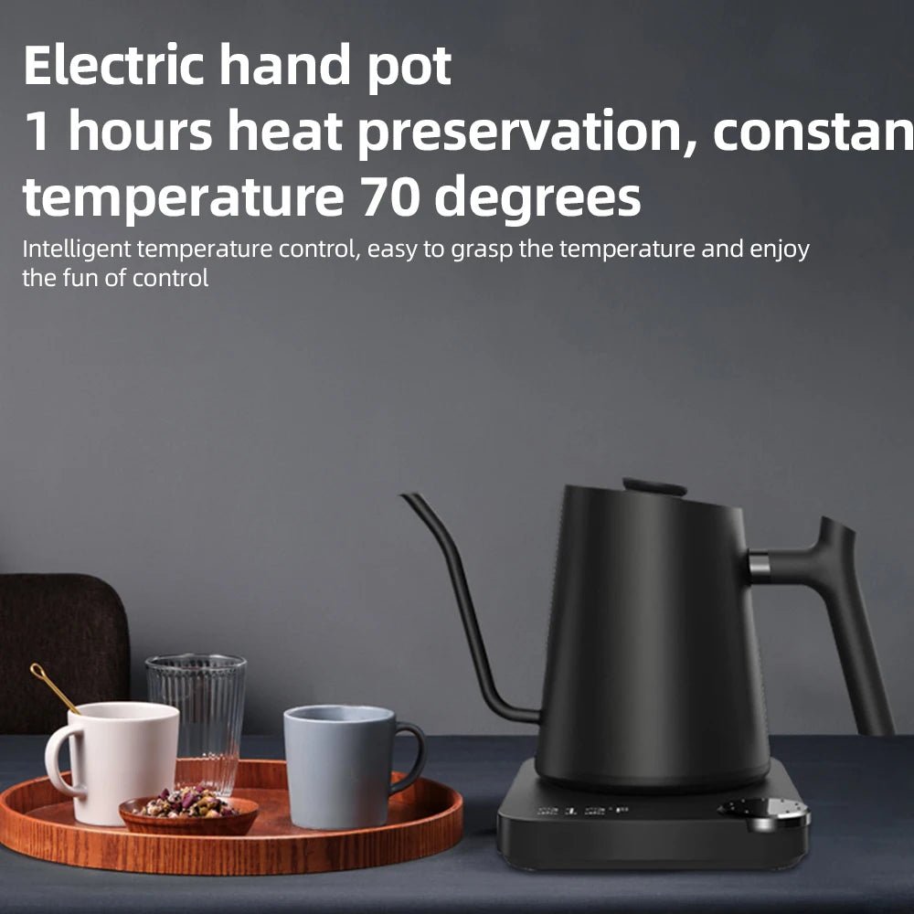 Gooseneck Electric Temperature Control Stainless Steel Kettle 0.9L — View 6