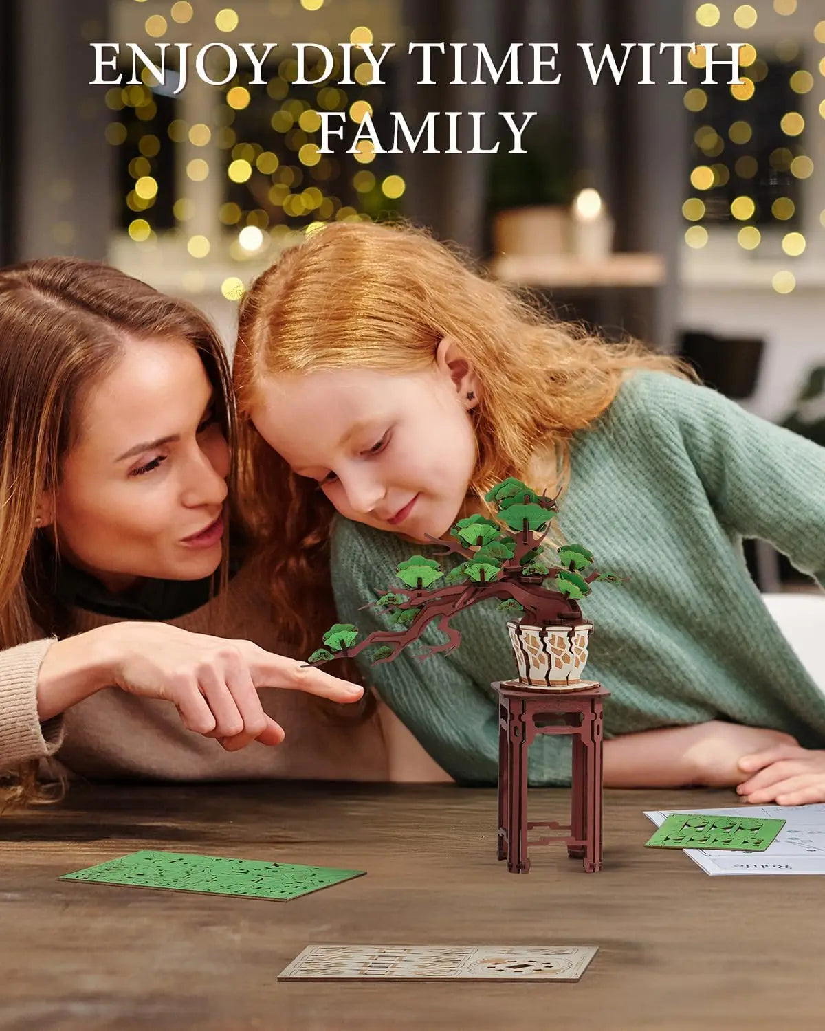 Rolife™ Eternal Bonsai Series | 3D Wooden Sakura & Evergreen Pine Puzzle Kit