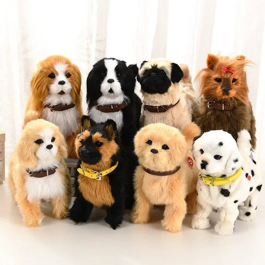 Electric Pet Dog: Voice-Control & Touch-Activated Interactive Plush Robot — View 2