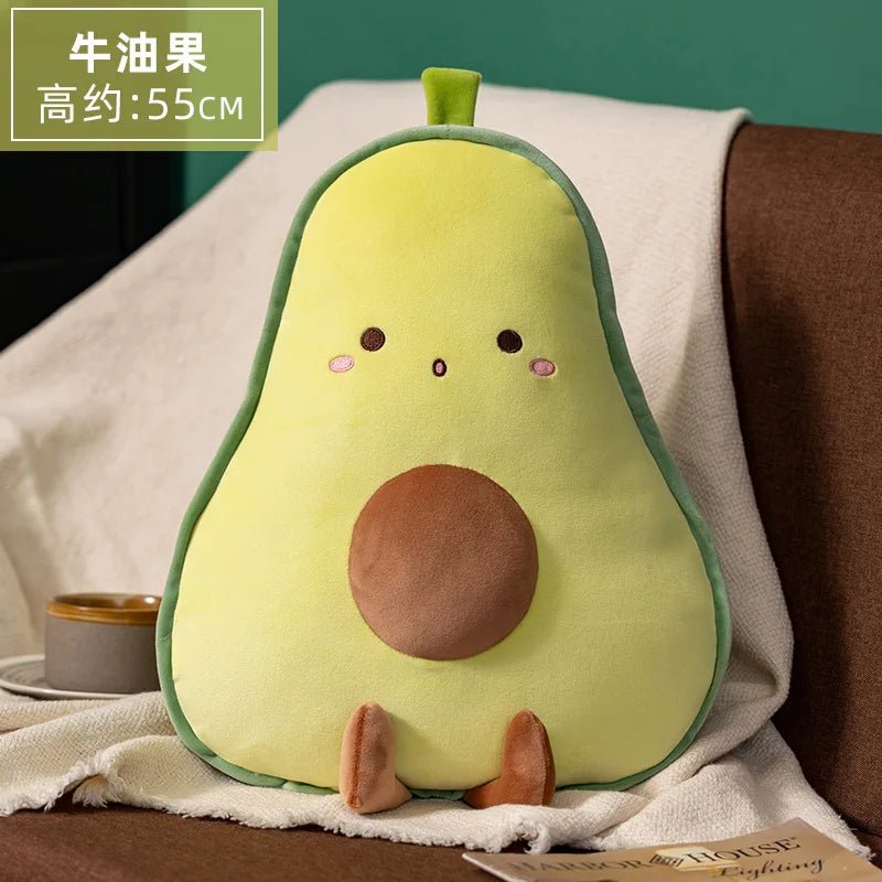Cute Fruit & Veggie Kawai Plush Pillow – Soft & Adorable Stuffed Toy! — View 9