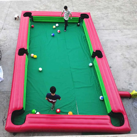 SnookBall Carnival Game Set – Inflatable Snooker Table with Kickable Balls for Events & Parties - GiftWave.co