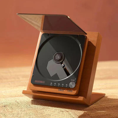 Wooden HiFi CD Player Bluetooth 5.1 SPDIF Optical USB Lossless Retro Desktop Audio No Speaker Remote - GiftWave.co