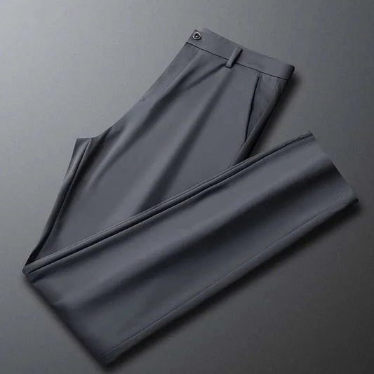 Men's Business Office Ice Silk Casual Pants - GiftWave.co