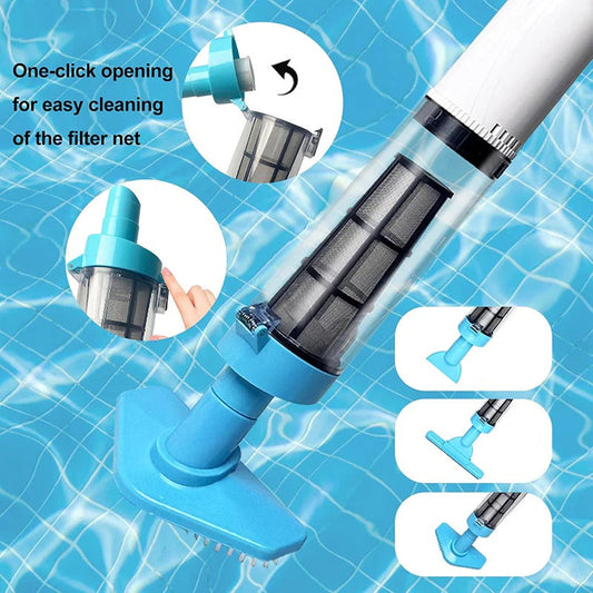 3-in-1 Cordless Pool Vacuum Cleaner - Best Rechargeable Pool Cleaner