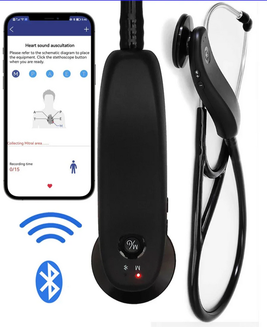 Premium Electronic Bluetooth Digital Stethoscope – Wireless & Intelligent - Homebound Essentials