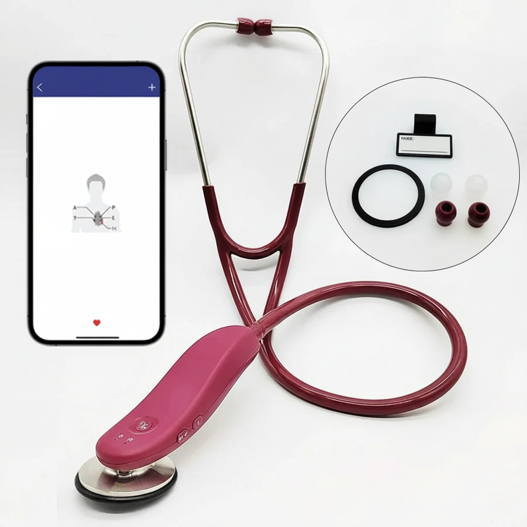 AuraTone™ Premium Electronic Stethoscope | Advanced Wireless Digital Medical Device