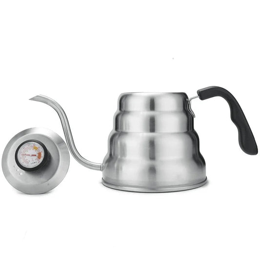 Professional 1L/1.2L Gooseneck Stainless Steel Pour Over Coffee Kettle – 2026 Edition - GiftWave.co