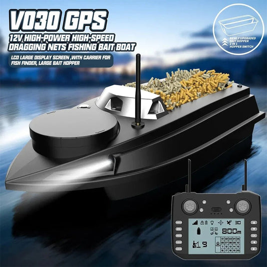 Intelligent V030 High-Power RC Bait Trawler — View 2