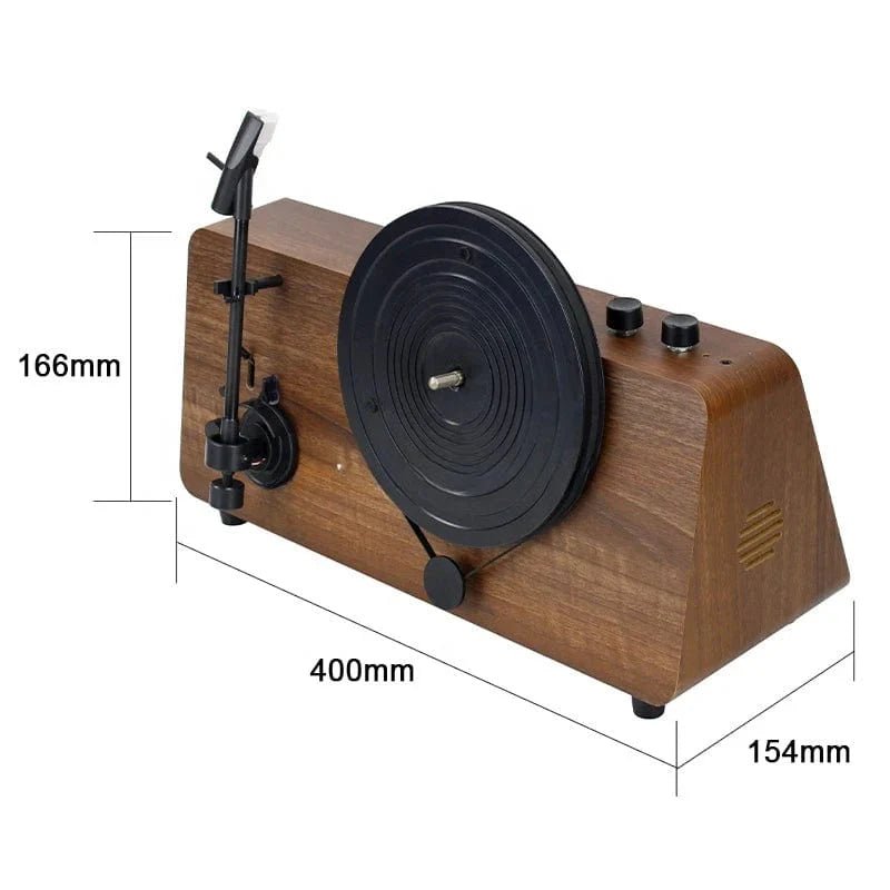 Vertical Record Player - Limited Edition Retro Vinyl Turntable Wooden Gramophone - GiftWave.co