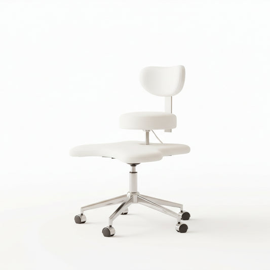 ZenSquat: Cross - Legged Kneeling Chair - Ideal for Yoga Lovers | Fitness Enthusiasts, Back, Leg Pain Relief, Meditation | Home Office Desk Chair -