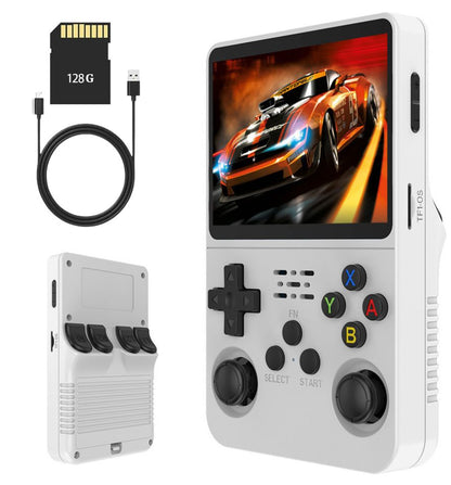 Retro Handheld Game Console – Portable Gaming Device 3.5" IPS Screen 128GB Dual Joystick Wi - Fi - GiftWave.co