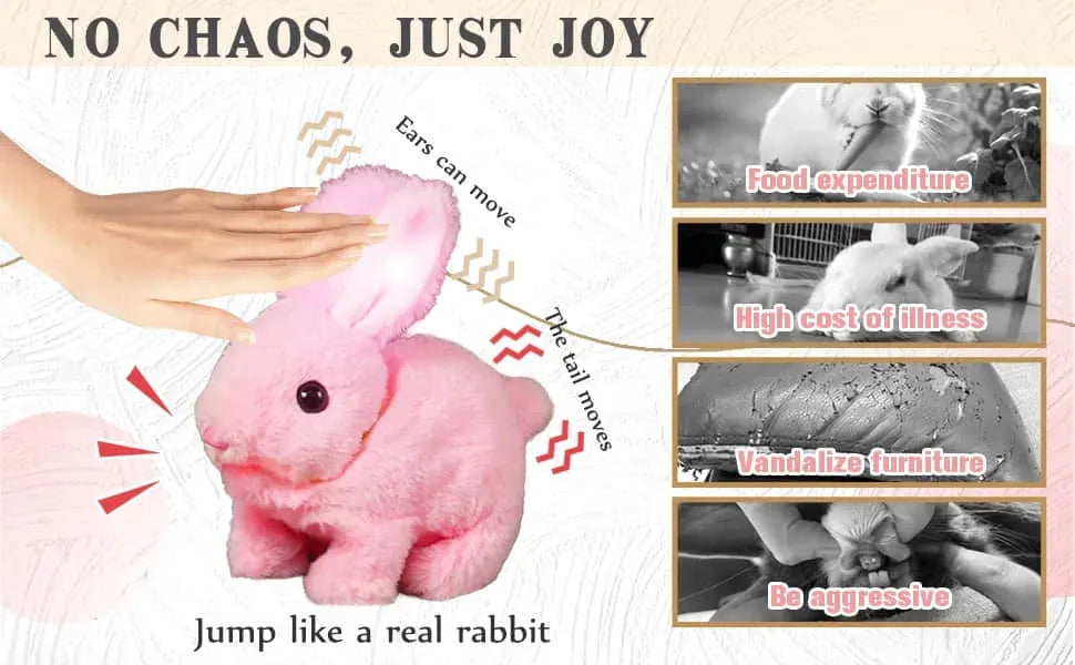 SnuggleHop™ Interactive Bunny | The Ultra-Soft Animated Companion