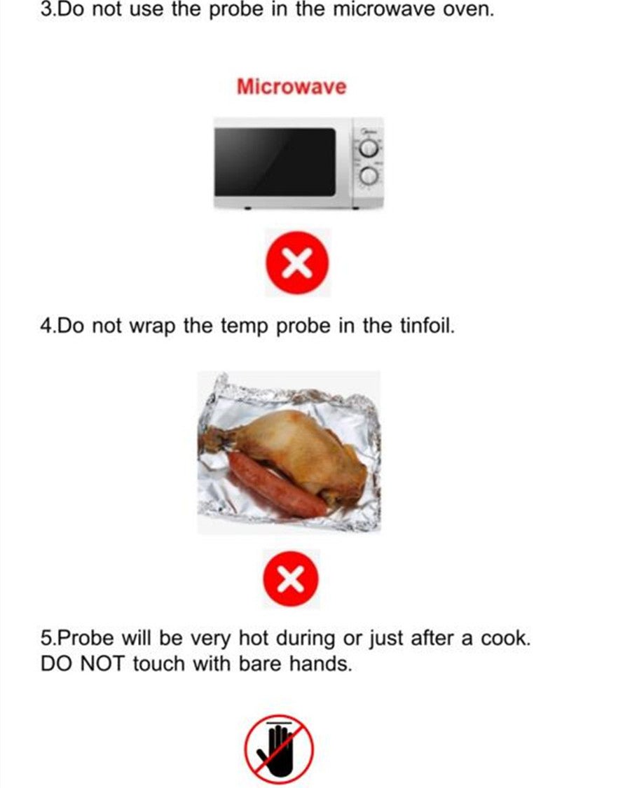 Wireless Bluetooth Meat Thermometer — Smart BBQ Probe for Grill, Smoker ... — View 4