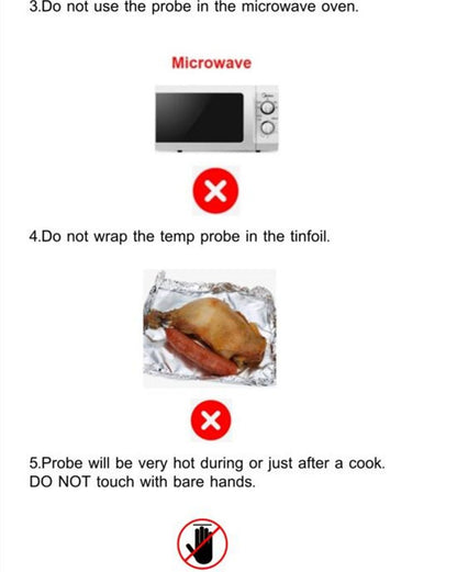 Wireless Bluetooth Meat Thermometer — Smart BBQ Probe for Grill, Smoker ... — View 4