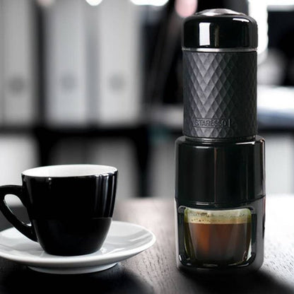 Portable Espresso Maker Set – Manual Travel Coffee Machine with Case 18 Bar Nespresso Pod Compatible - GiftWave.co