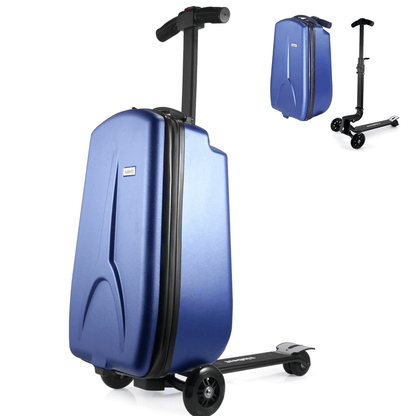 Scooter Suitcase - Best Rolling Detachable Luggage with Built - in Skateboard for Travel - GiftWave.co