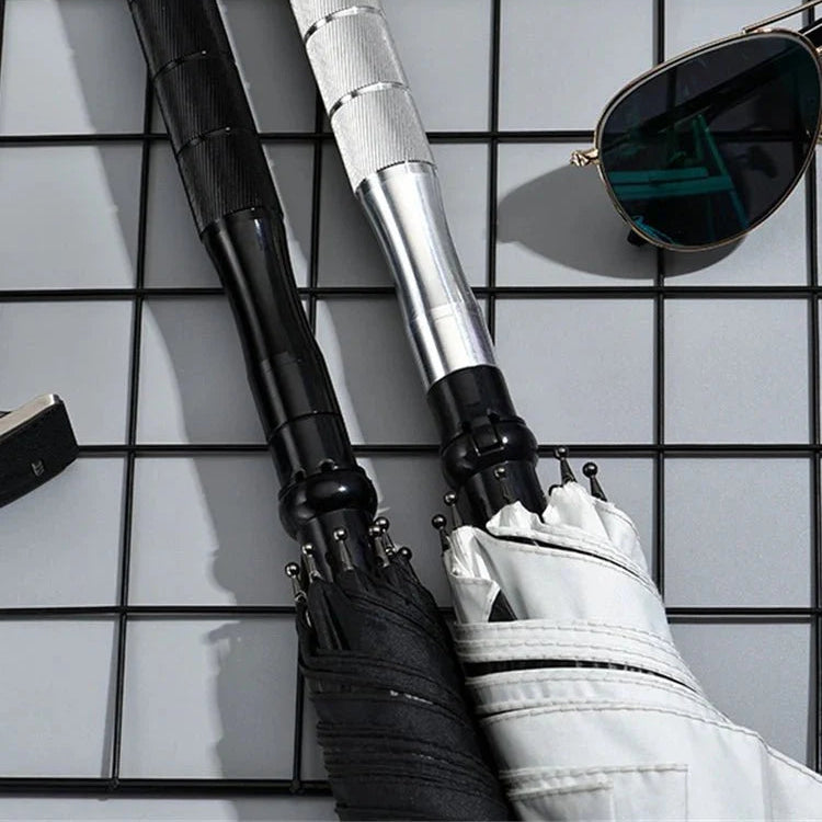 2 - in - 1 Walking Cane & UV Protection Hiking Windproof Umbrella - Homebound Essentials