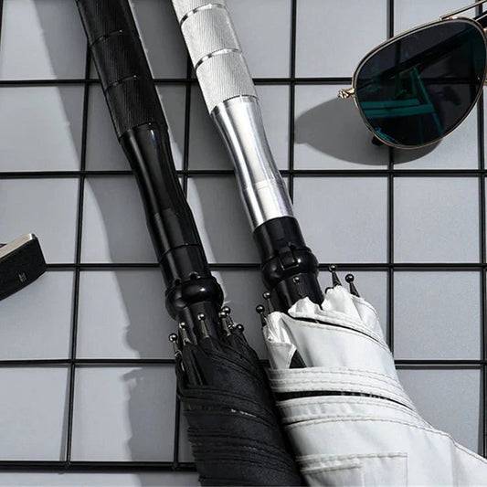 2 - in - 1 Walking Cane & UV Protection Hiking Windproof Umbrella - Homebound Essentials