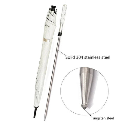 2 - in - 1 Walking Cane & UV Protection Hiking Windproof Umbrella - Homebound Essentials