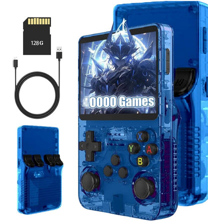 Retro Handheld Game Console – Portable Gaming Device 3.5" IPS Screen 128GB Dual Joystick Wi - Fi - GiftWave.co