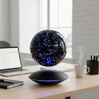 Magnetic Levitating Globe 6 - Inch LED Light 360° Floating World Map Desk Decor Gift - GiftWave.co