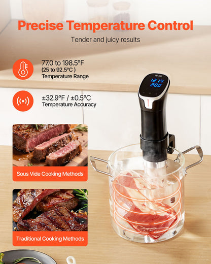 Sous Vide Machine Cooker Starter Kit – Immersion Circulator with Bags, P... — View 3