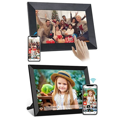 WiFi Digital Photo Frame 10 Inch – HD IPS Touch Screen 32GB Share Photos Remotely via App - GiftWave.co