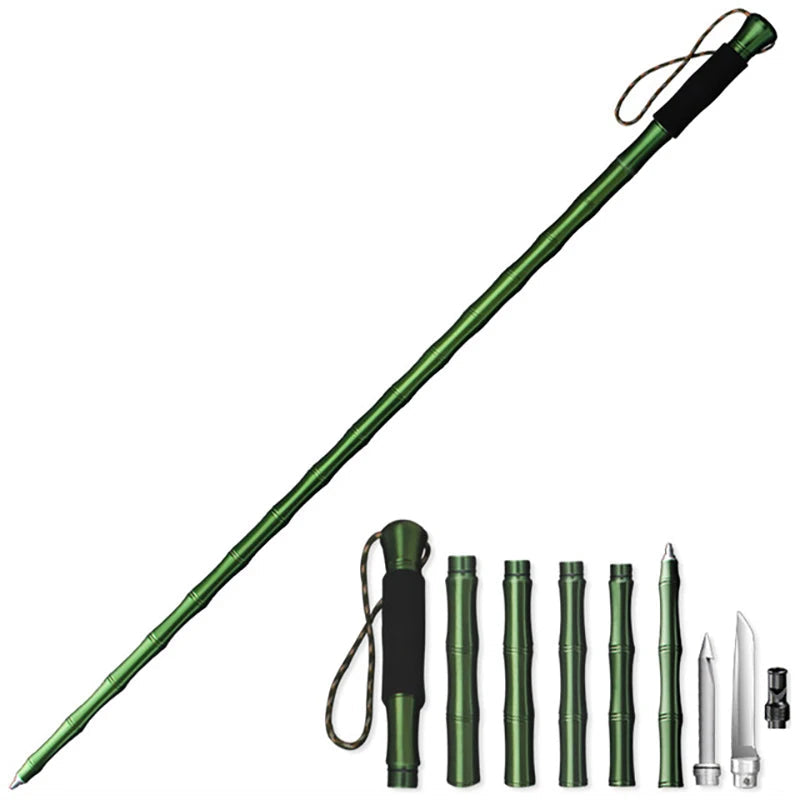 Ultimate Survival Tactical Walking Stick | Multi-Functional Outdoor Defense & Hiking Tool