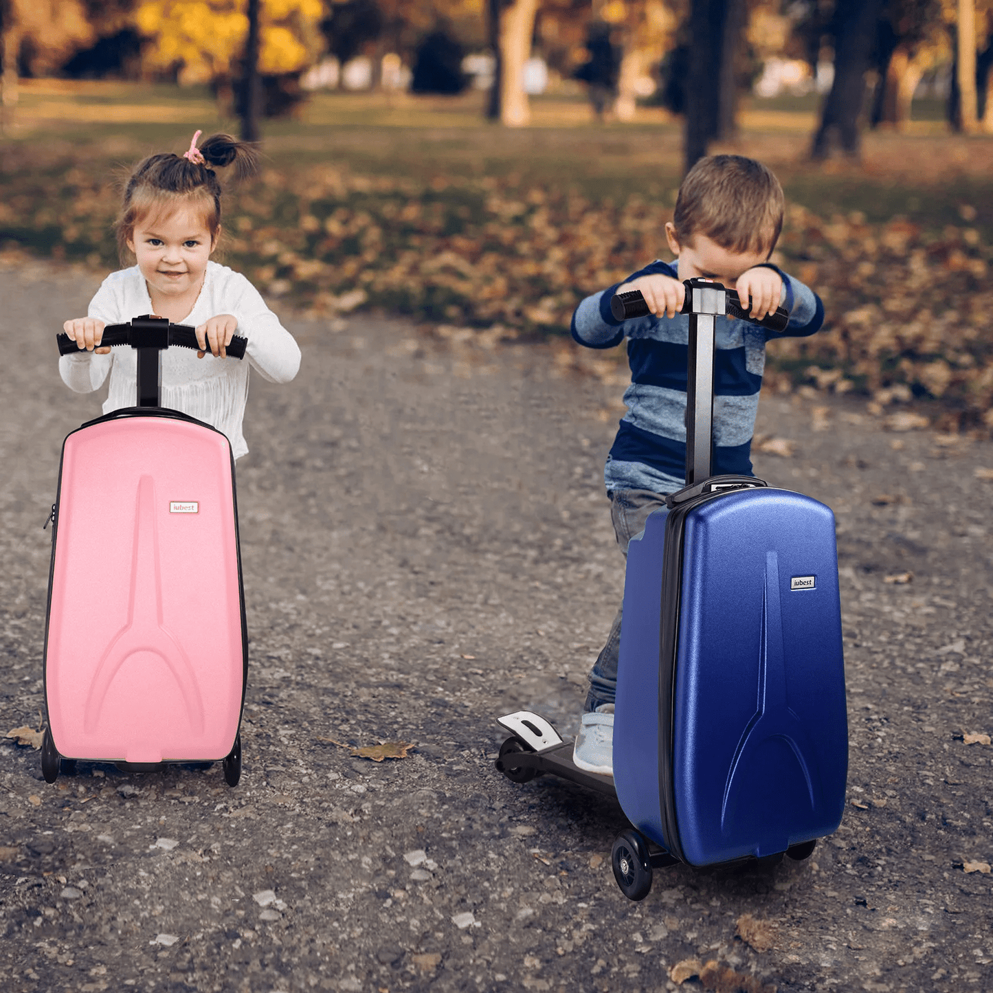 Scooter Suitcase - Best Rolling Detachable Luggage with Built - in Skateboard for Travel - GiftWave.co