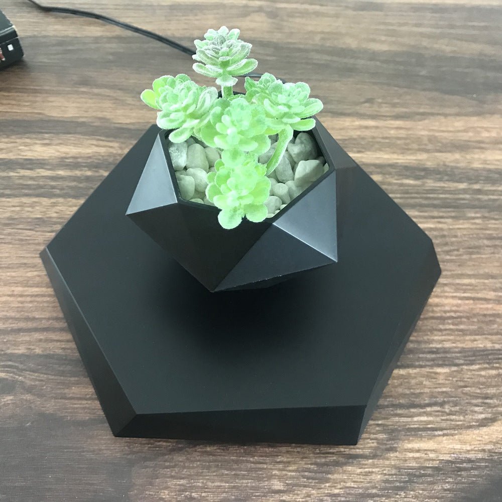 Magnetic Levitating Plant Pot – Floating 360° Rotating Bonsai Planter Succulent Home Decor Gift - GiftWave.co