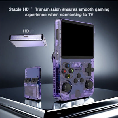 Retro Handheld Game Console – Portable Gaming Device 3.5" IPS Screen 128GB Dual Joystick Wi - Fi - GiftWave.co