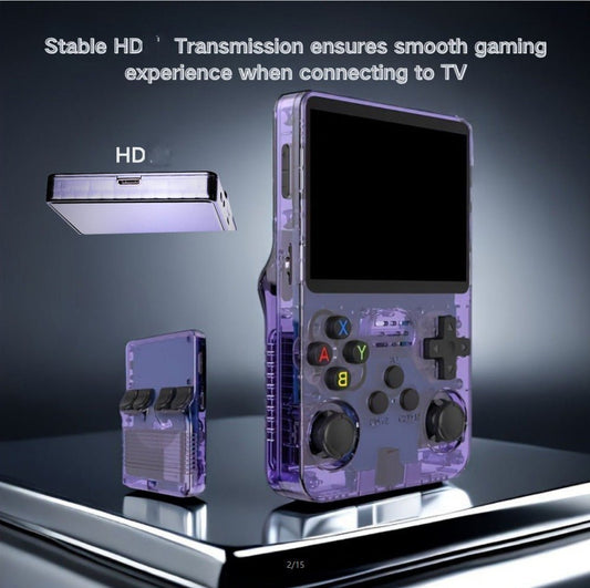 Retro Handheld Game Console – Portable Gaming Device 3.5" IPS Screen 128GB Dual Joystick Wi - Fi - GiftWave.co