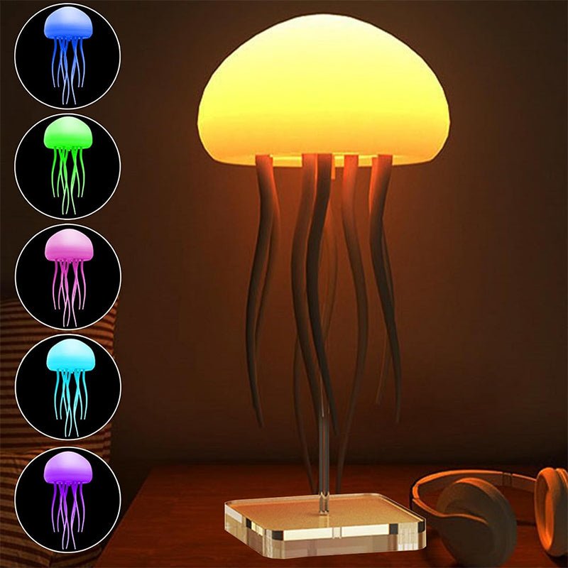 Jellyfish Lamp Bluetooth Speaker – 16 Color LED Aquarium Mood Night Ligh... — View 5