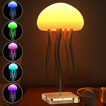 Jellyfish Lamp Bluetooth Speaker – 16 Color LED Aquarium Mood Night Ligh... — View 5