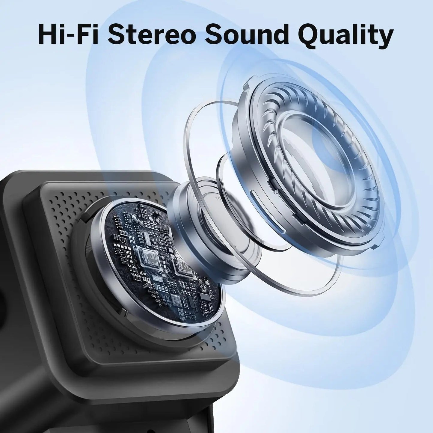 5-in-1 Wireless Bluetooth Speaker Phone Stand RGB Light Auto Induction C... — View 4