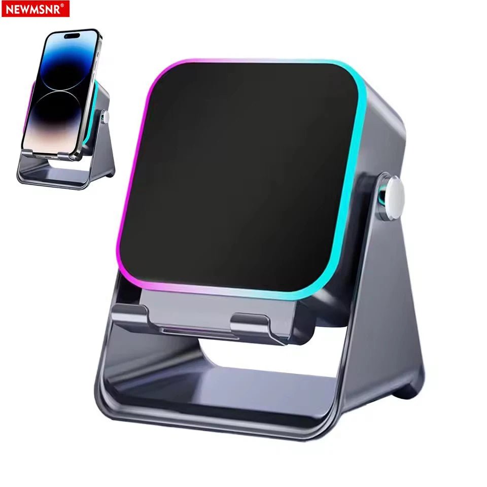 5-in-1 Wireless Bluetooth Speaker Phone Stand RGB Light Auto Induction C... — View 7