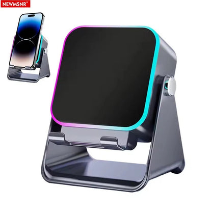 5-in-1 Wireless Bluetooth Speaker Phone Stand RGB Light Auto Induction C... — View 7