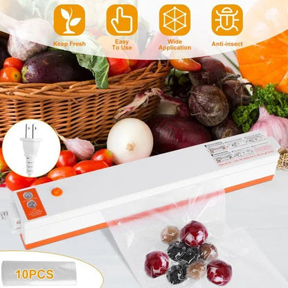 Food Vacuum Sealer Machine with Bags – 60kPa Auto Sealer, 3 Modes, Bag R... — View 2