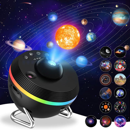 Galaxy Star Projector for Bedroom Night Light – 13 Effects Nebula Remote... — Gift Idea